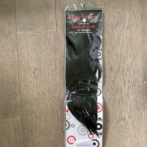 COPY - Hair extensions 100% Remy human hair 18” Straight Black